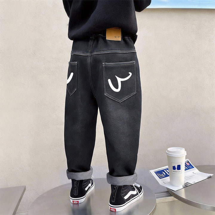 Unisex casual baggy jeans with unique pockets Mune Fashion
