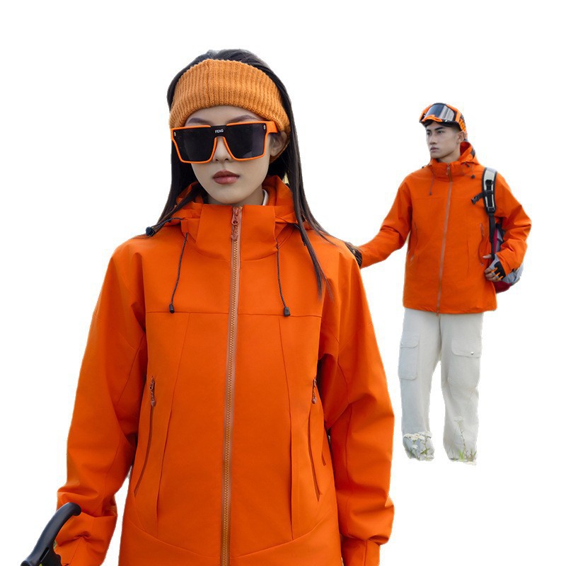 Women's Weatherproof Urban Trekking Jacket with Thermal Fleece Lining and Welded Zippers Mune Fashion