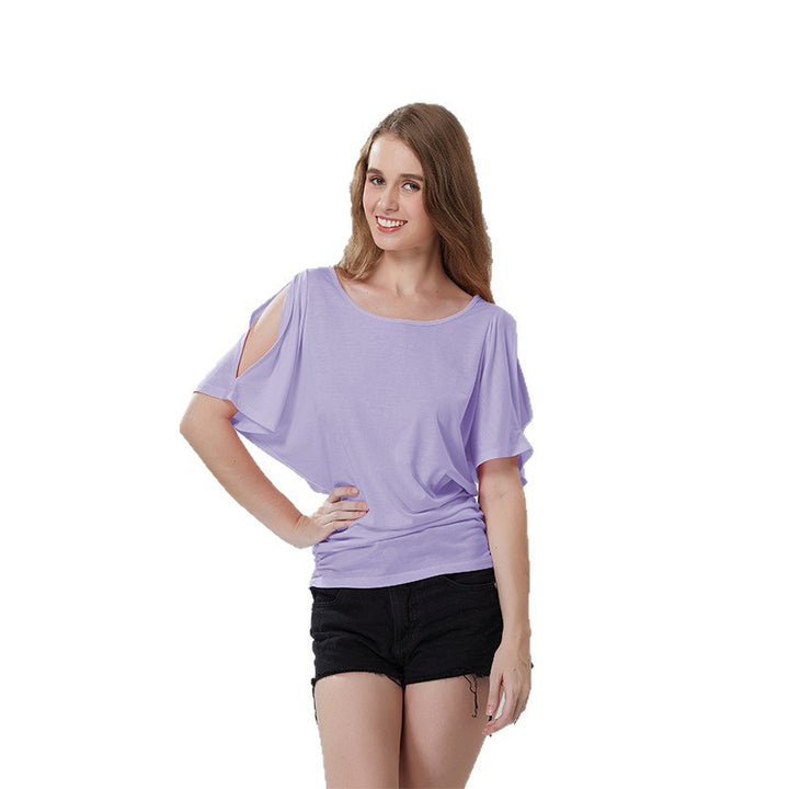Women's casual oversized T-shirt with delicate ruffle details Mune Fashion