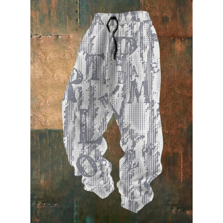 Women's Comfortable Leisure Pants with Creative Print Mune Fashion