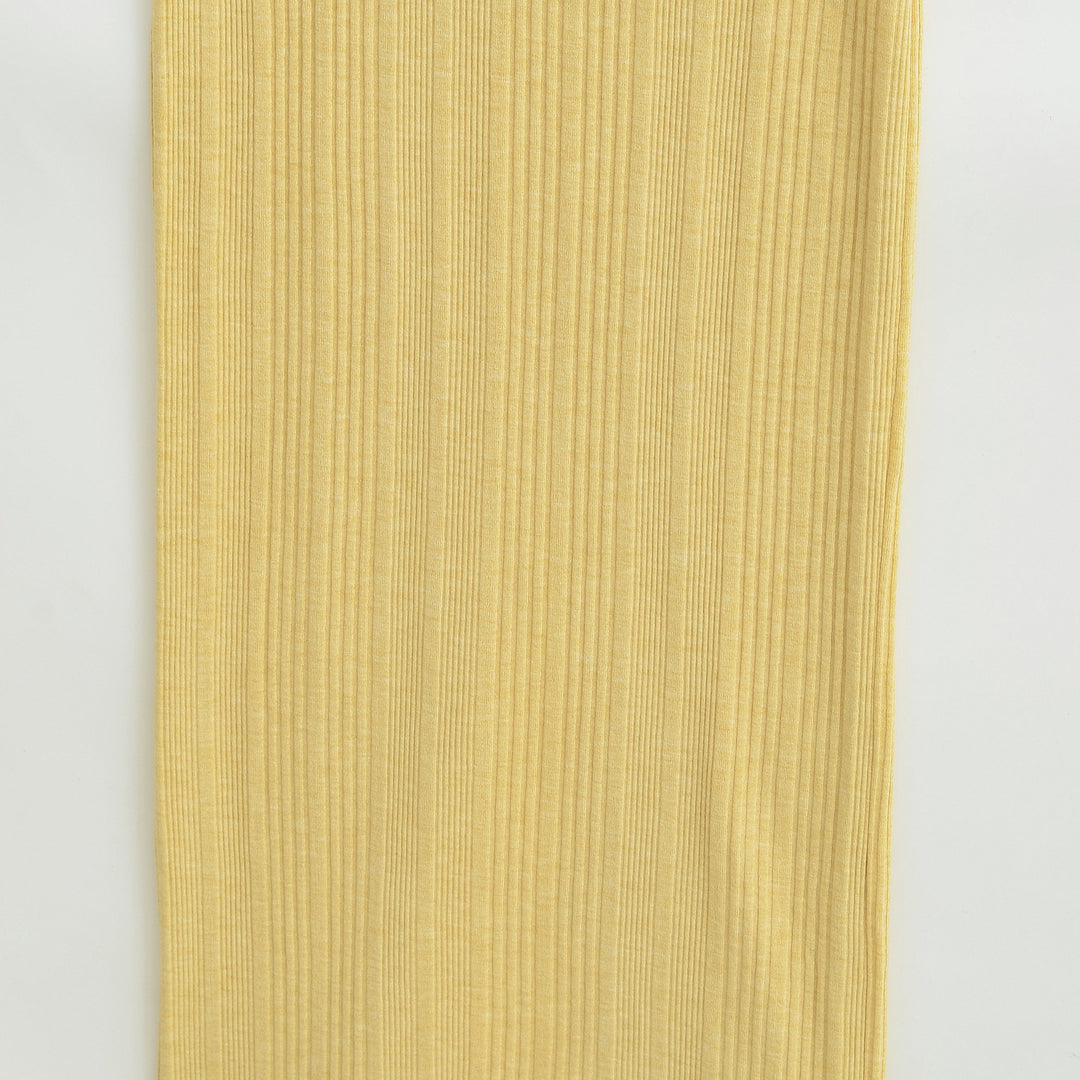 Women Fitted Sleeveless Ribbed Maxi Dress with Round Neckline Mune Fashion
