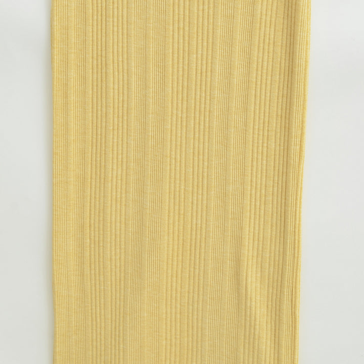 Women Fitted Sleeveless Ribbed Maxi Dress with Round Neckline Mune Fashion