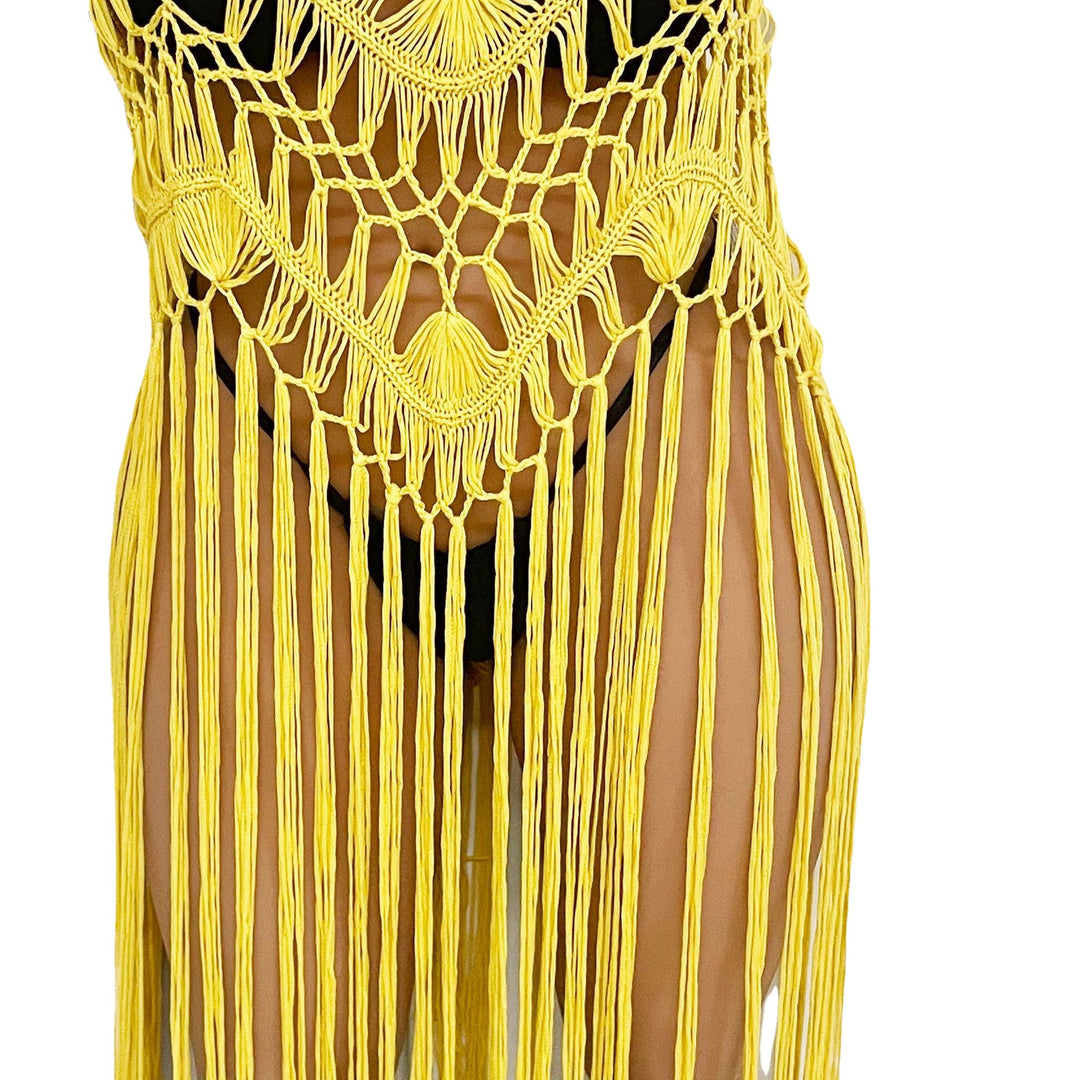 Women's Fringe Beach Poncho Mune Fashion