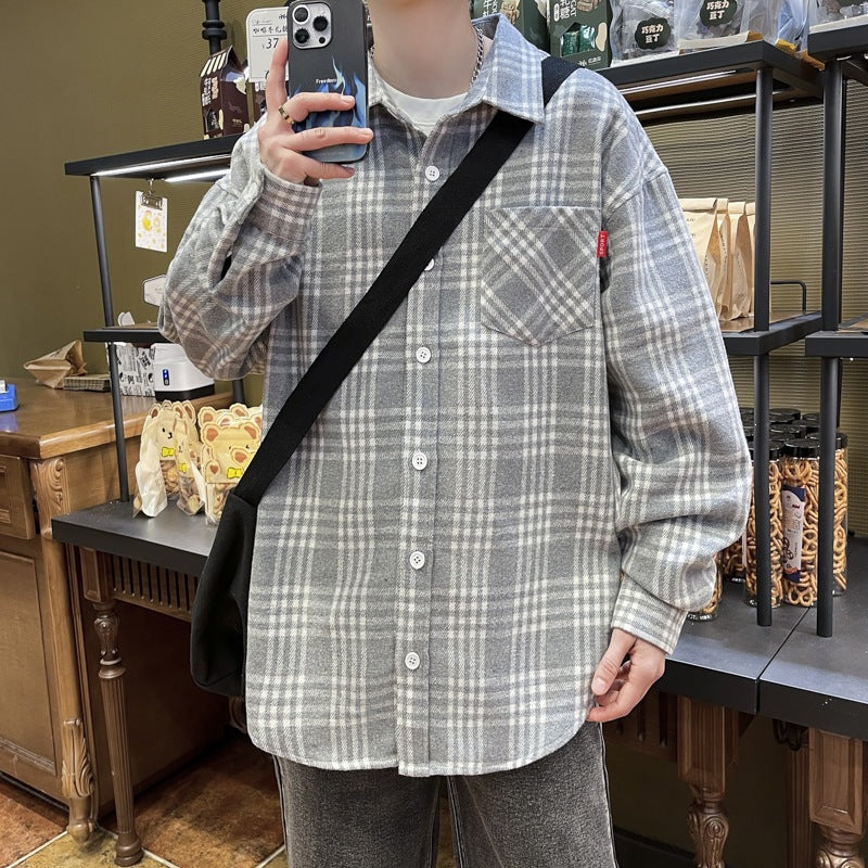 Unisex Checked Flannel Shirt Mune Fashion