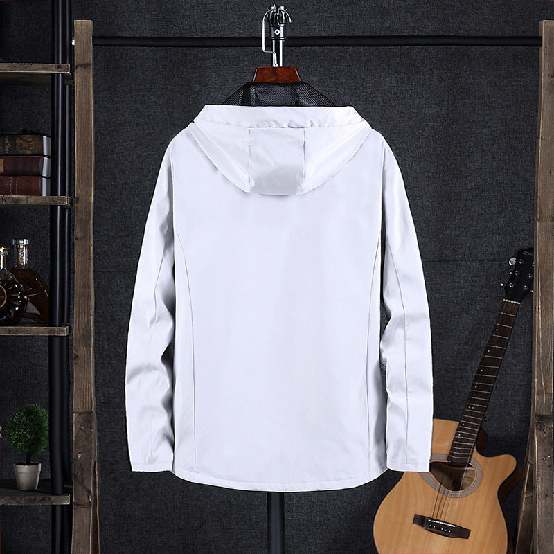 Men's wind and water-resistant softshell field jacket with mesh hood lining and concealed zip pockets Mune Fashion