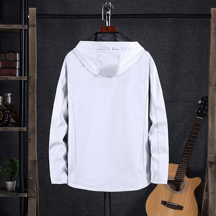 Men's wind and water-resistant softshell field jacket with mesh hood lining and concealed zip pockets Mune Fashion