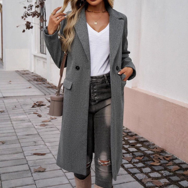 Ladies Elegant and Fashionable Long Coat