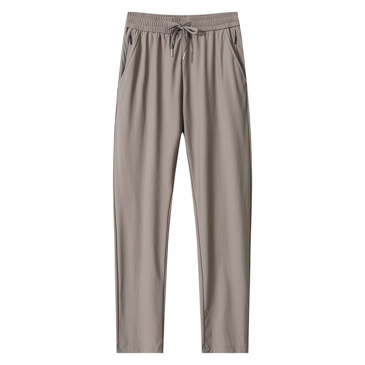 Men's Sporty Casual Pants with Elastic Waistband Mune Fashion