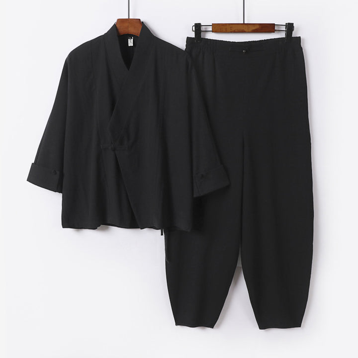 Men's Kimono Jackets and Harem Pants Set Mune Fashion