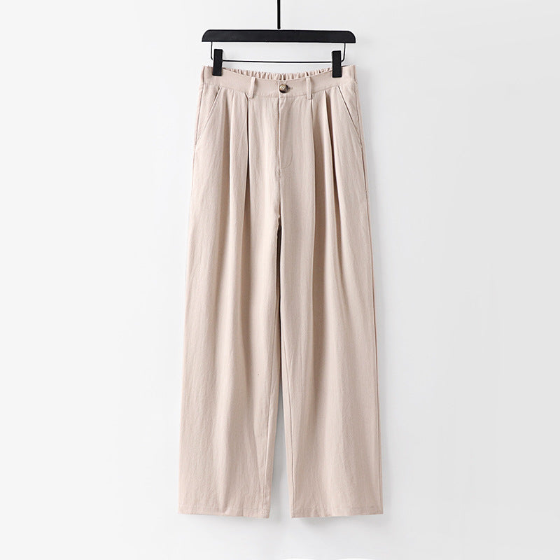 Women's wide trousers with a high waist and pleats Mune Fashion