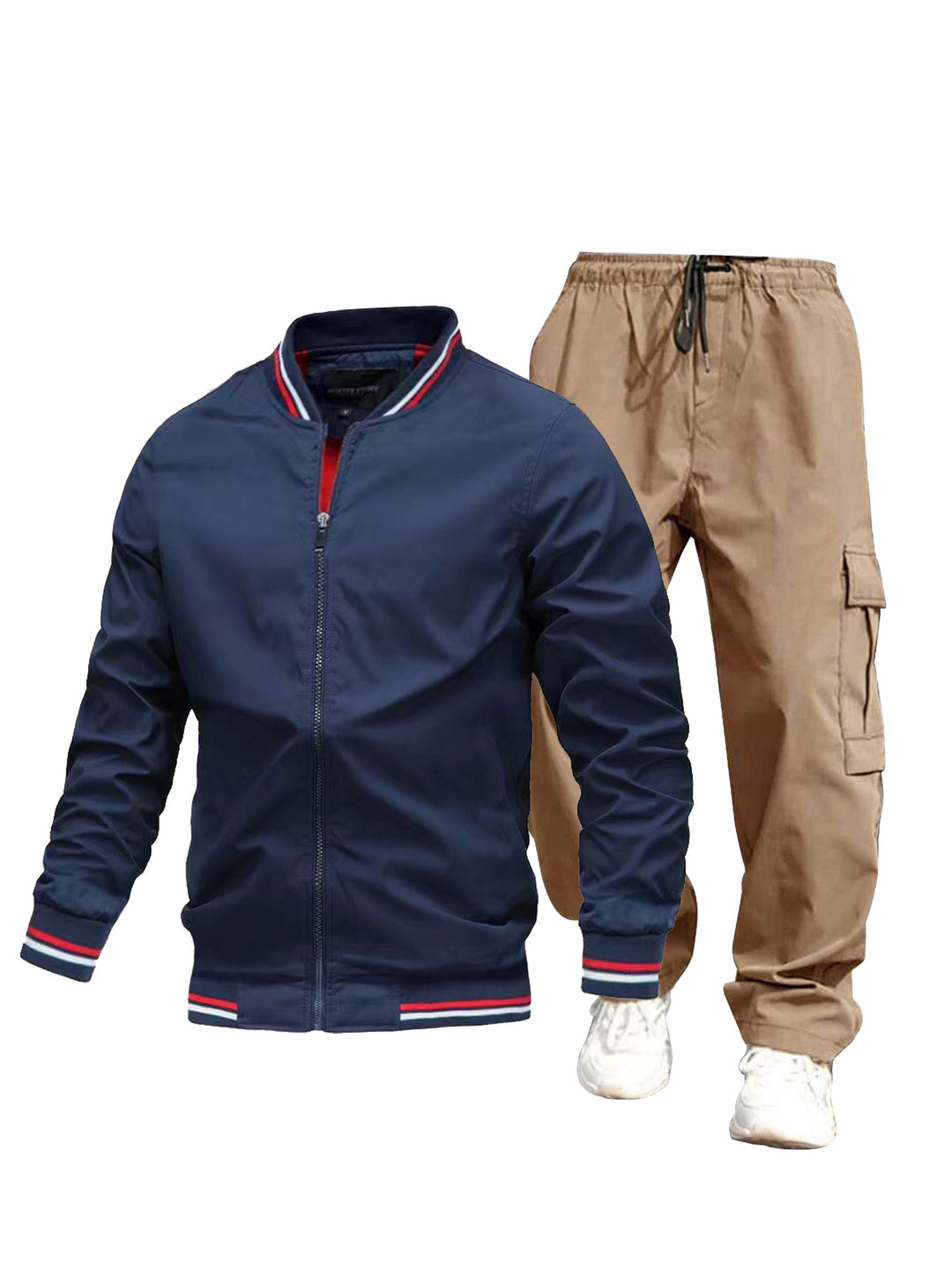 Men's sporty jacket and cargo pants set Mune Fashion