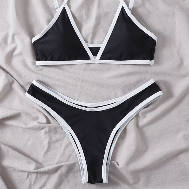 Women’s triangle bikini with contrasting details Mune Fashion