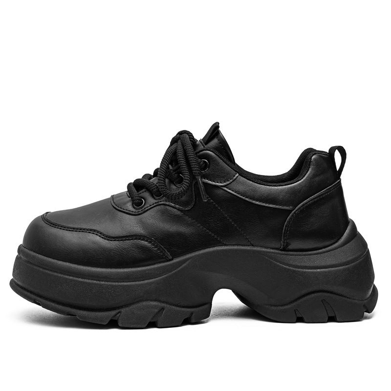 Ladies urban platform chunky sneaker with extra high cushioning, padded ankle collar, and grippy off-road profile sole Mune Fashion