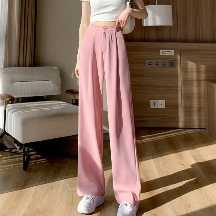 Women's Loose-Fitting Fabric Pants Mune Fashion