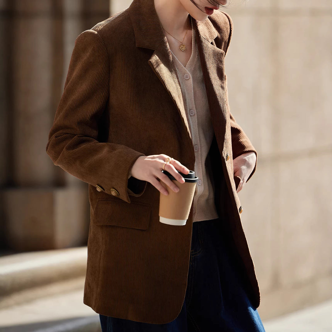 Women's stylish cord blazer Mune Fashion