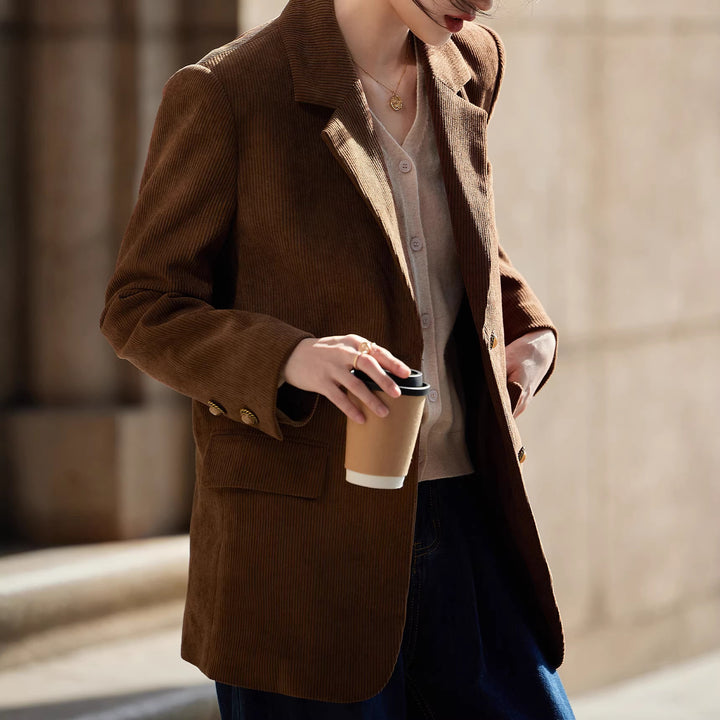 Women's stylish cord blazer Mune Fashion