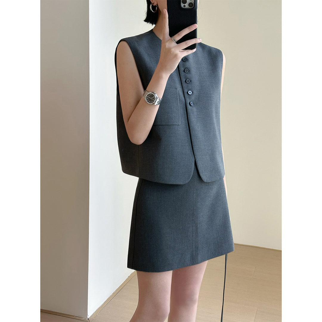 Women Fashionable Blazer Dress Set Mune Fashion