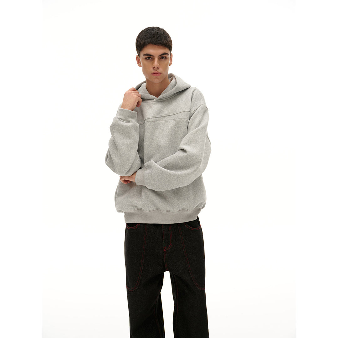 Unisex hoodie with oversized cut and subtle chest yoke Mune Fashion