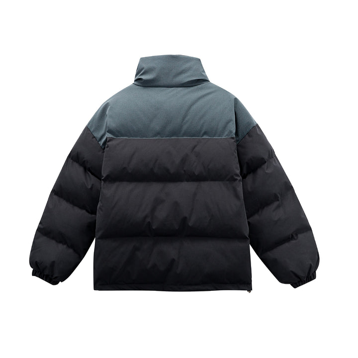 Unisex Padded Puffer Jacket with Embroidered Patch Applications Mune Fashion