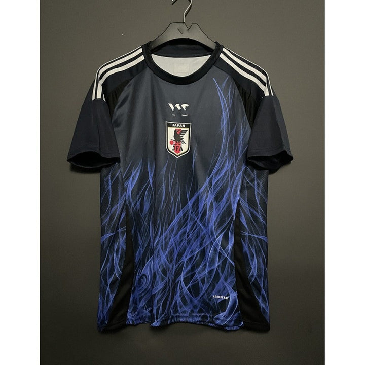 Men's breathable performance soccer jersey with mesh inserts and embroidered Mune Fashion badge