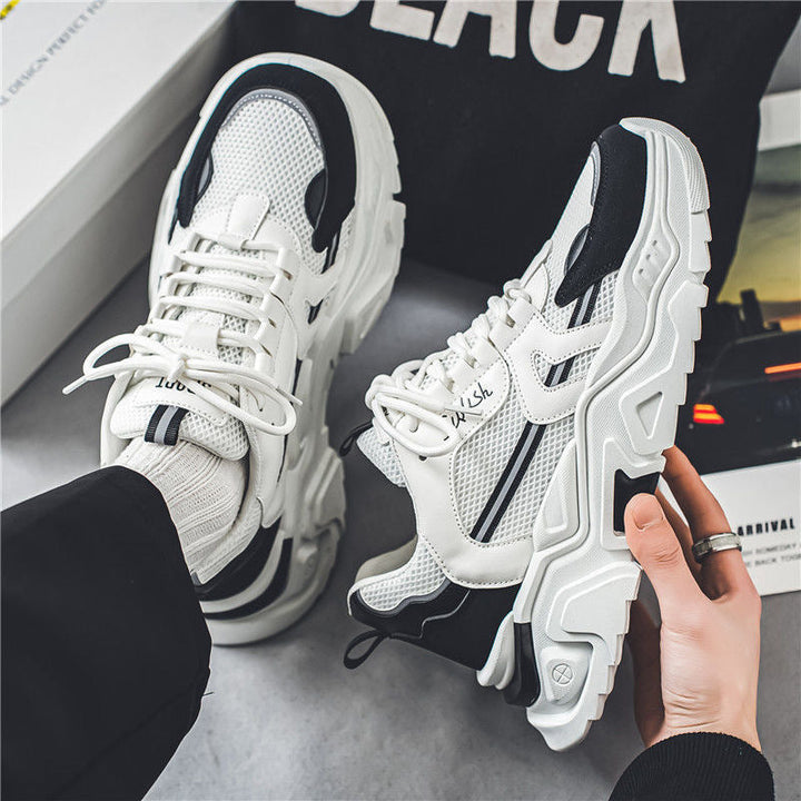 Women's Sporty Sneakers with Breathable Upper Material and Cushioning Sole Mune Fashion