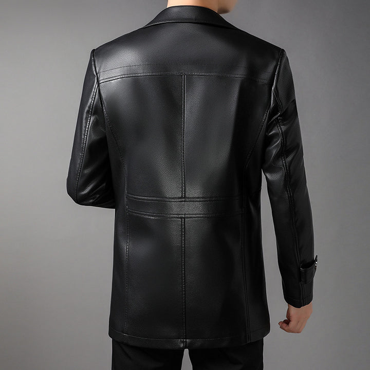 Men's Fashion Faux Leather Jacket Mune Fashion