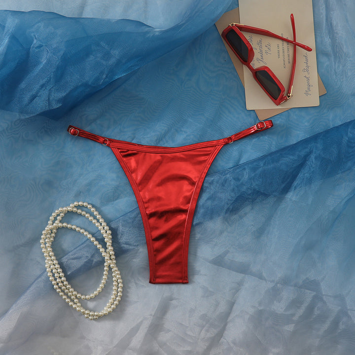 Women's High-Cut Bikini Bottoms with Elegant Design Mune Fashion