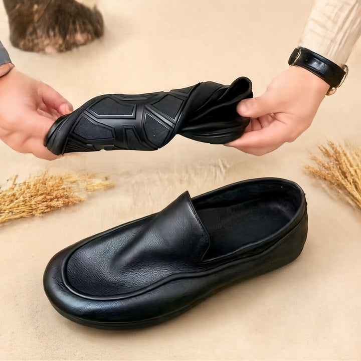 Men's Elegant Leather Moccasins Mune Fashion 1788175102