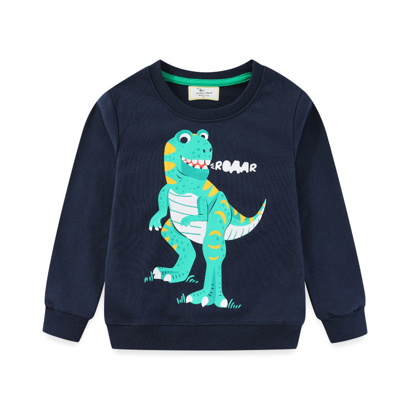 Boys sweatshirt with funny dinosaur motif Mune Fashion