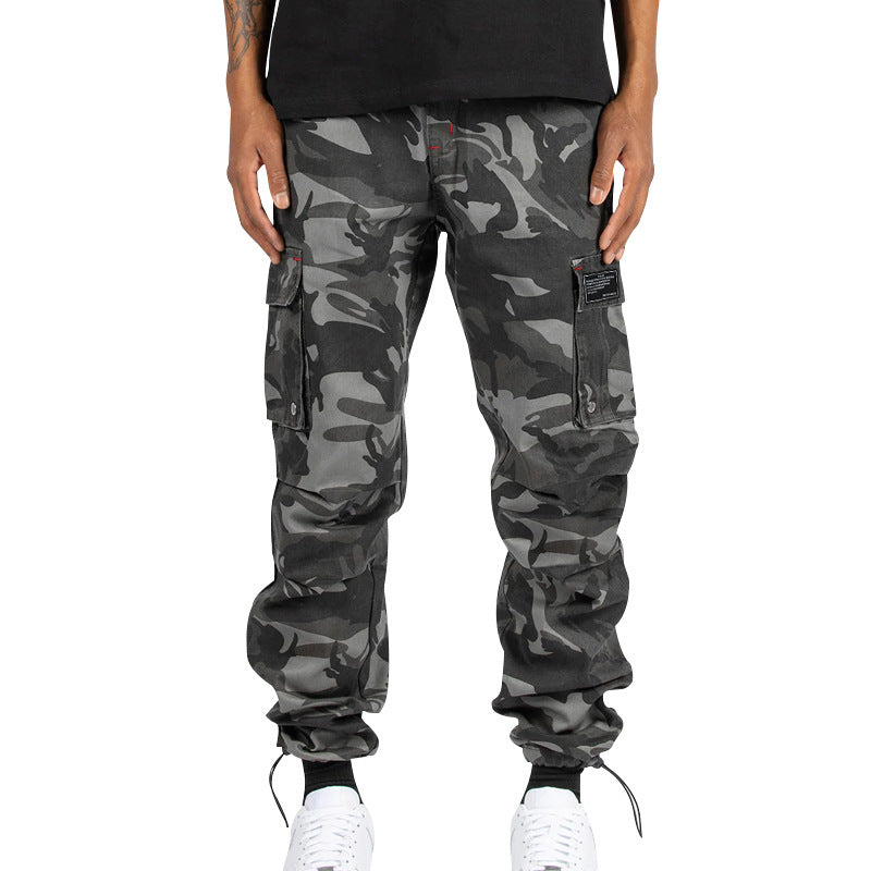 Men's nan urban Utility Jogger with buttoned cargo pockets and adjustable ankle drawstring Mune Fashion