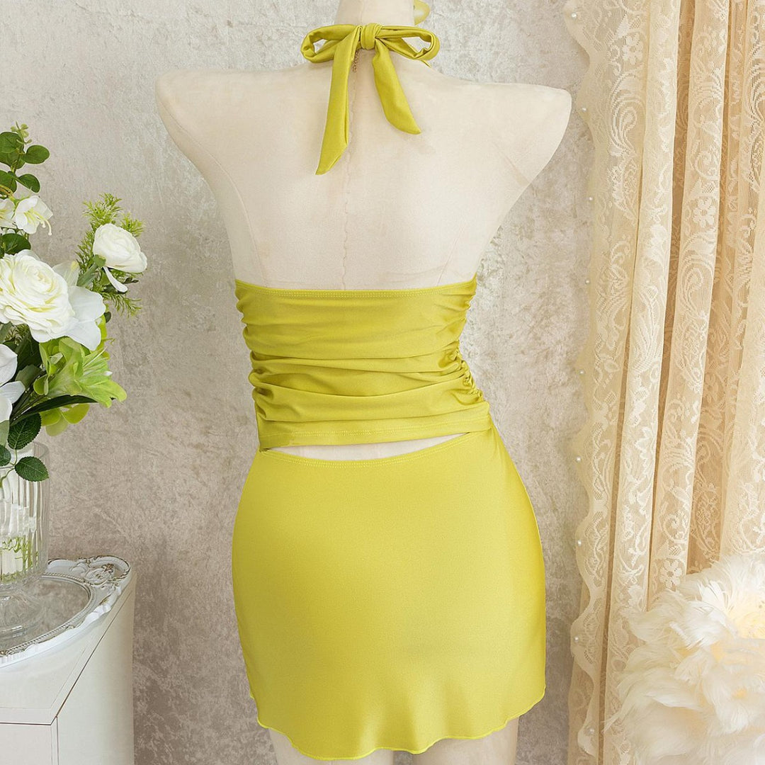 Women Tankini with fashionable skirts Mune Fashion