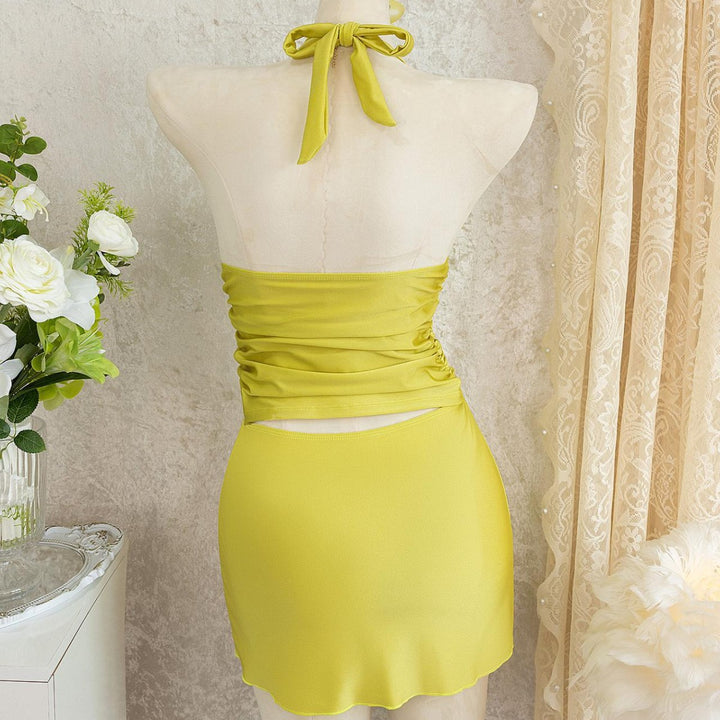 Women Tankini with fashionable skirts Mune Fashion