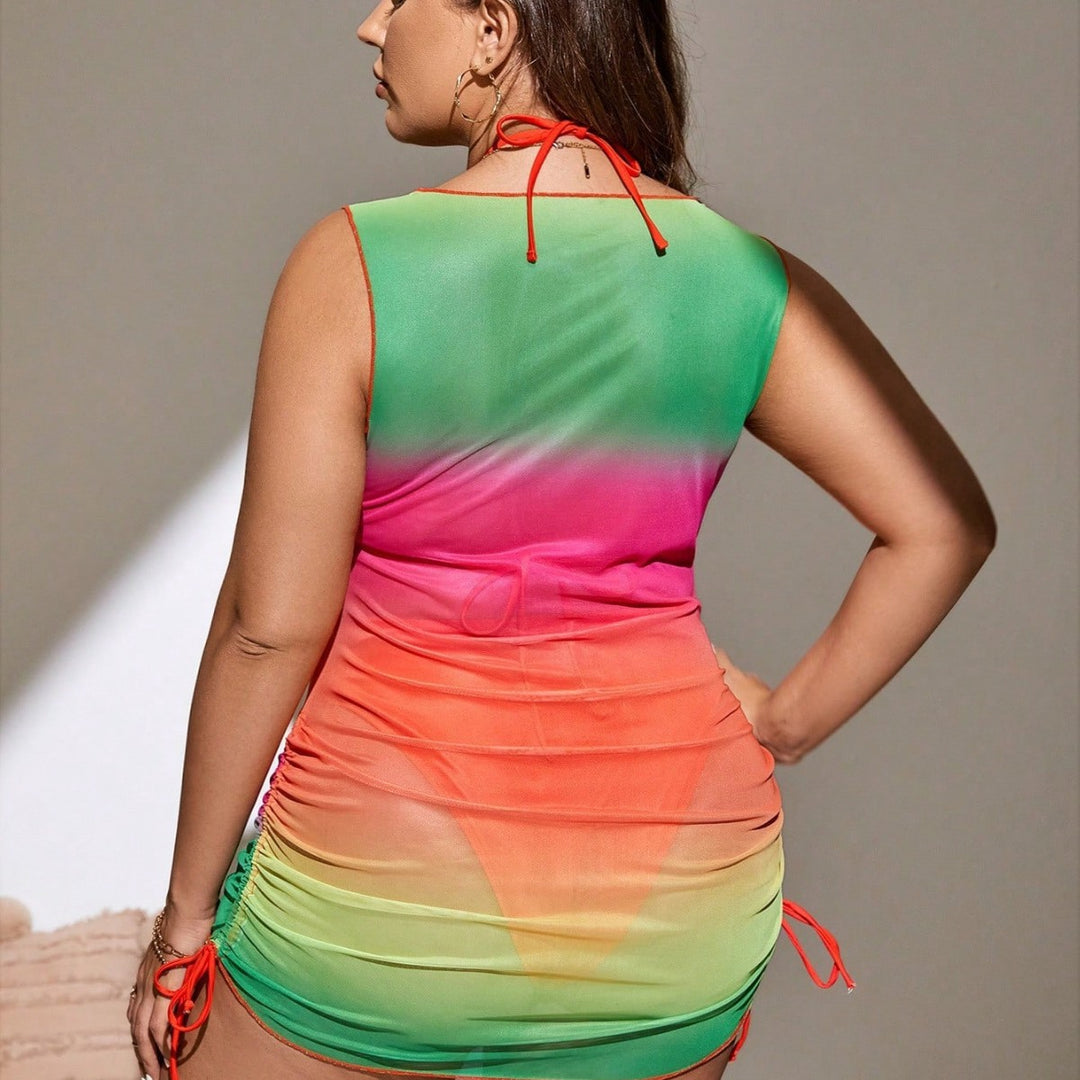Women's beach dress with adjustable waistband Mune Fashion