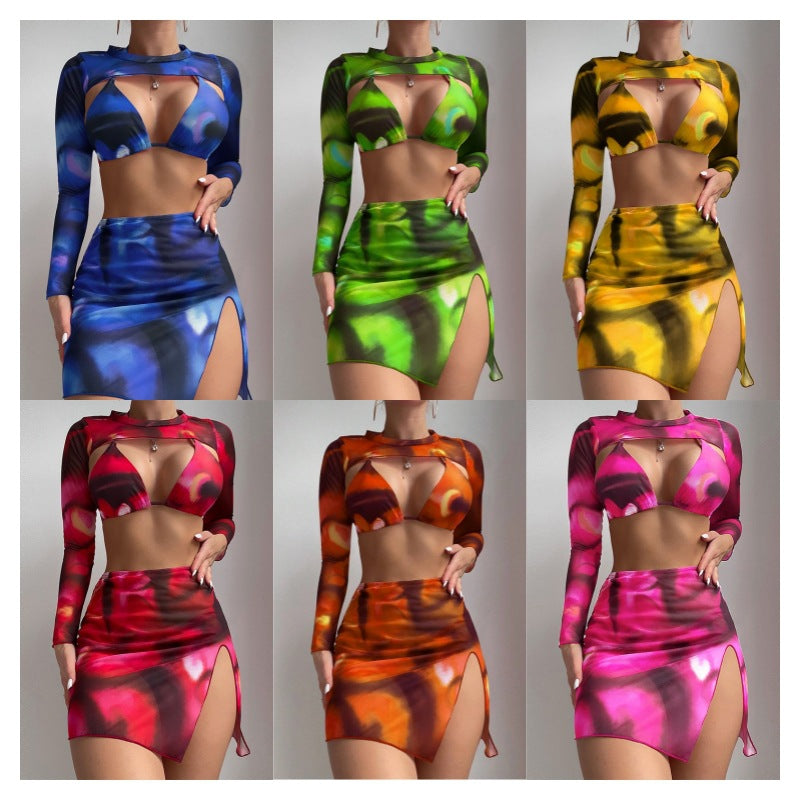Women's bikini set with long sleeve top Mune Fashion