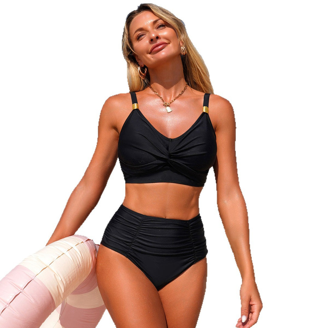 Ladies High-Cut Tankini with Adjustable Straps Mune Fashion