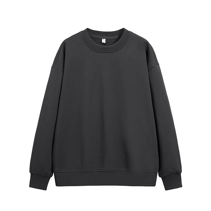 Unisex Oversize Crew Neck Sweatshirt made from heavy cotton blend with ribbed hem and raglan sleeves Drune