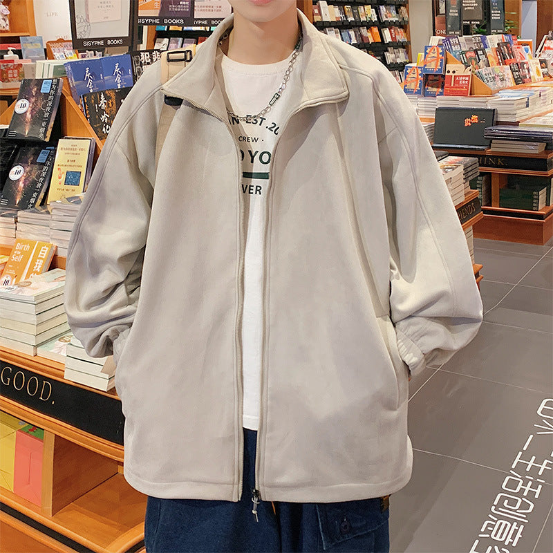Men's Sporty Transitional Jacket with Stand-up Collar Mune Fashion
