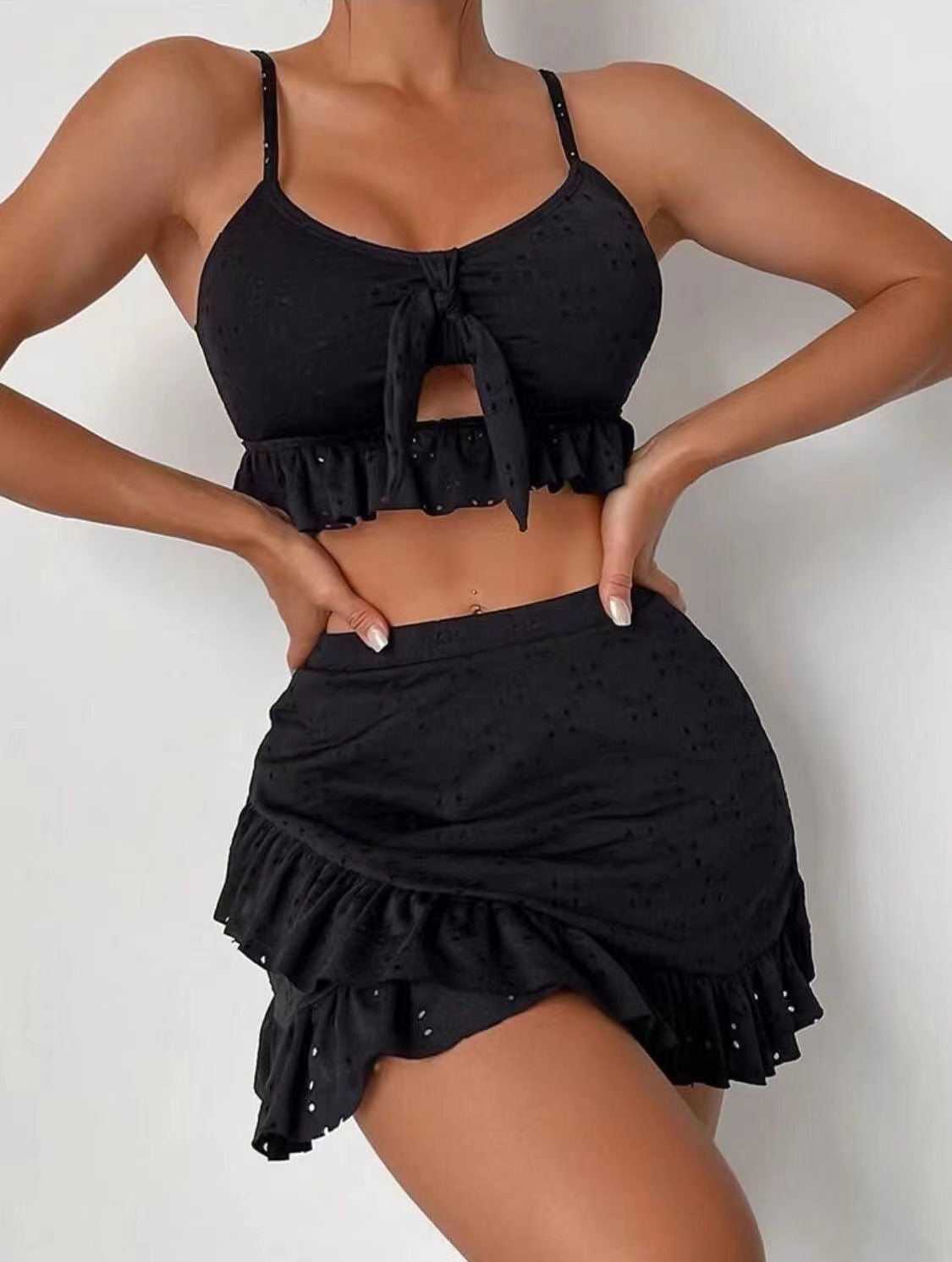 Women Crop Top and Skirt Set Mune Fashion