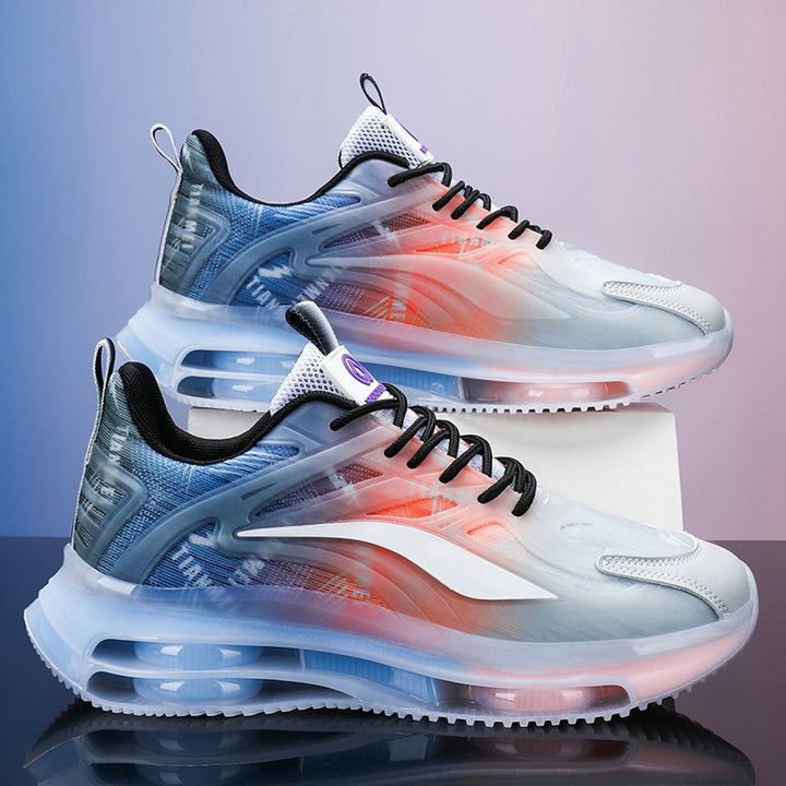 Unisex futuristic air-cushioned performance-oriented sneakers with transparent sole Mune Fashion