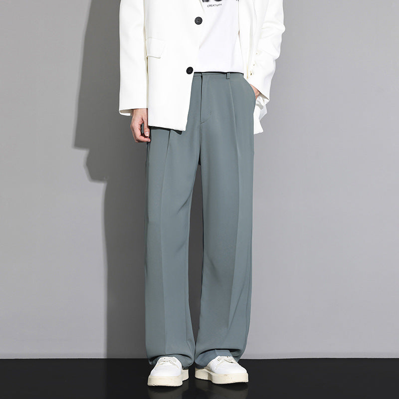 Men's Loose Fit Suit Pants