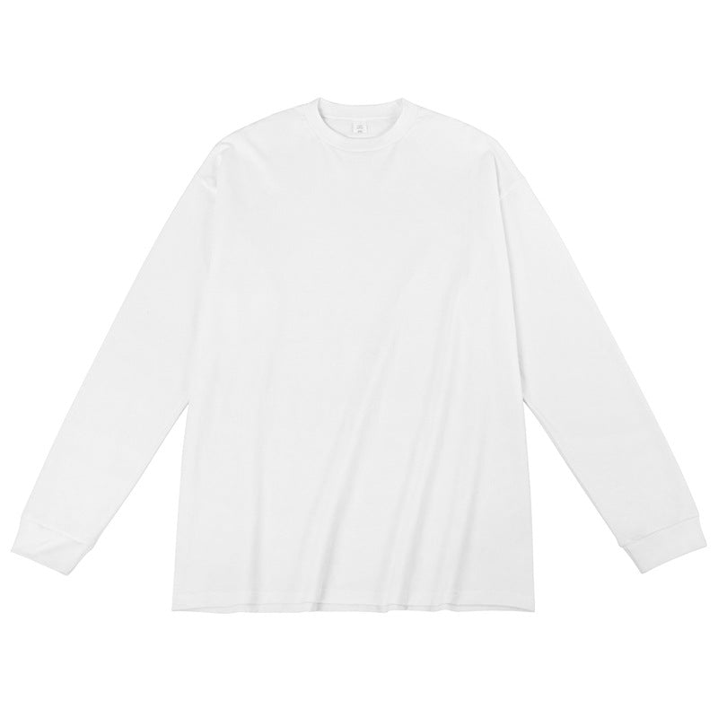 Unisex Oversized Long Sleeve Basic Shirt made of Organic Cotton with Round Neck Mune Fashion