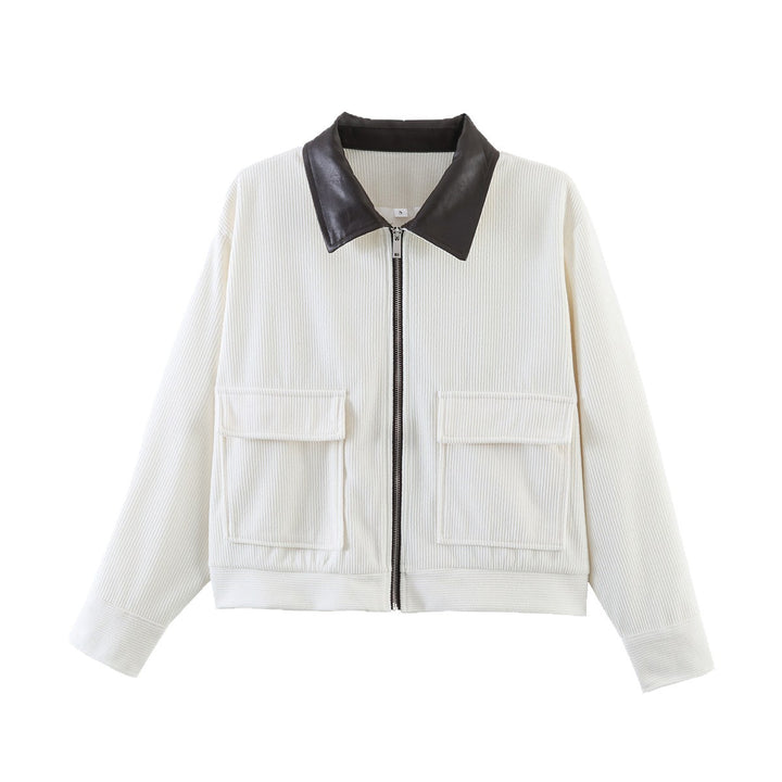 Ladies' Fashion Jacket with Two Patch Pockets