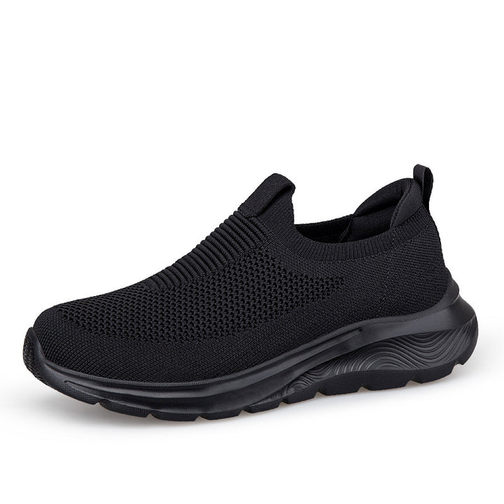 Women's seamless knit slip-on with elastic entry, padded comfort insole and profiled lightweight sole design Mune Fashion