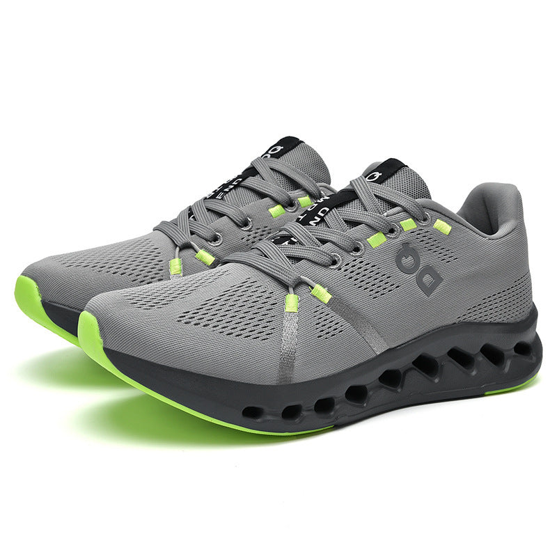 Women's Airy Roadrunning Sneakers with Perforated Hollow Chamber Sole and Breathable Knit Upper Mune Fashion