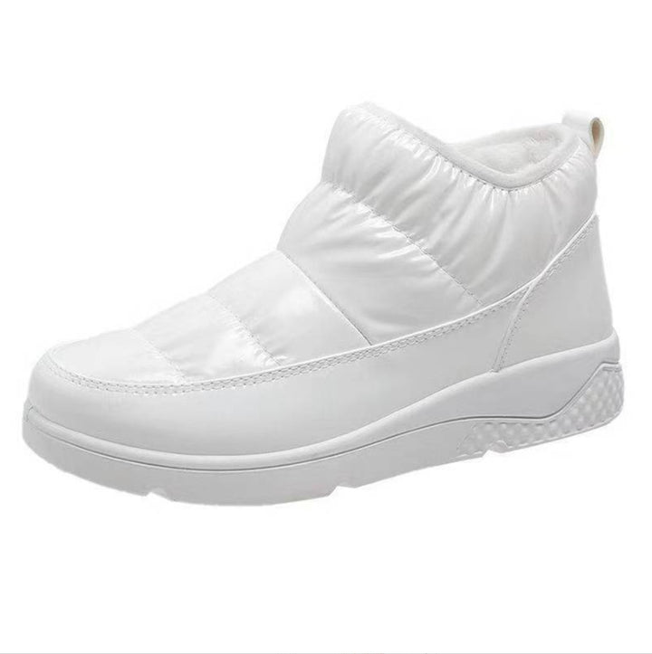 Women's quilted winter sneaker boots with thermal lining, elastic shaft and non-slip profile sole Mune Fashion
