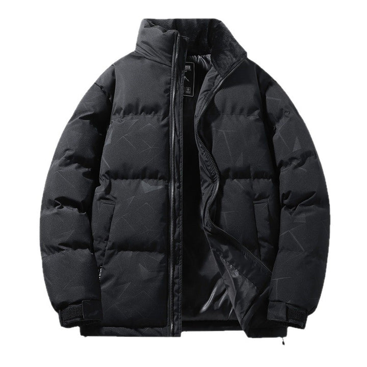 Men's padded quilted jacket with high thermal performance, water-repellent surface, and elastic cuffs Mune Fashion