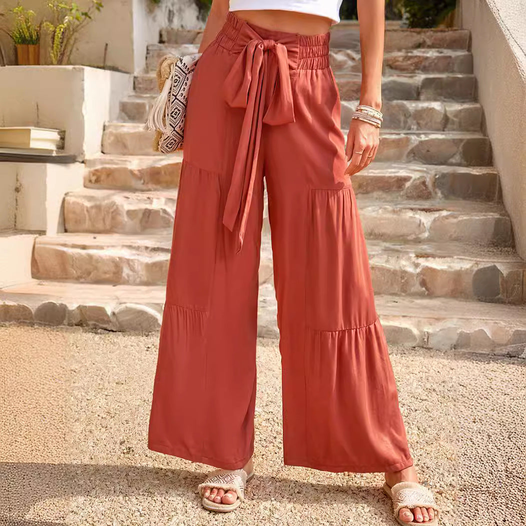 Ladies Comfortable and Elegant Wide Pants Mune Fashion