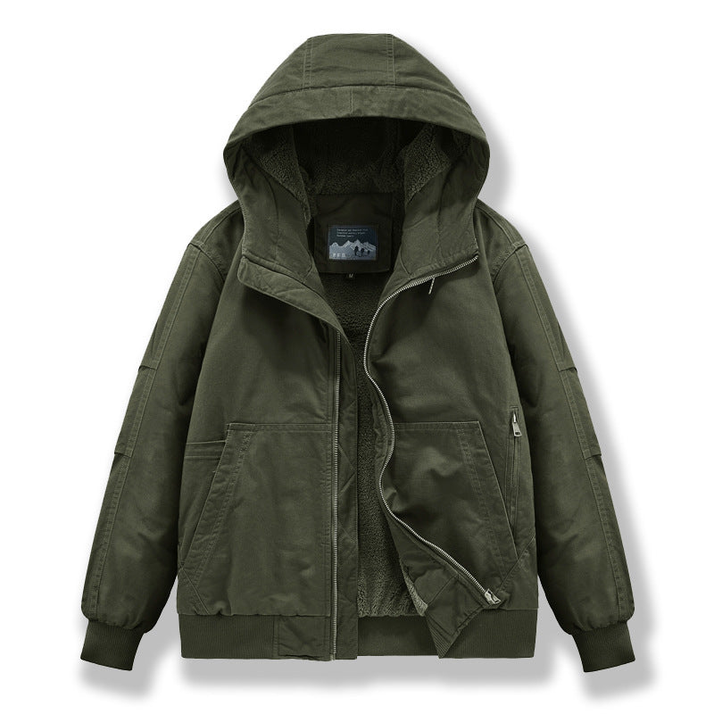 Men's Technical Bomber Jacket with Hood Mune Fashion