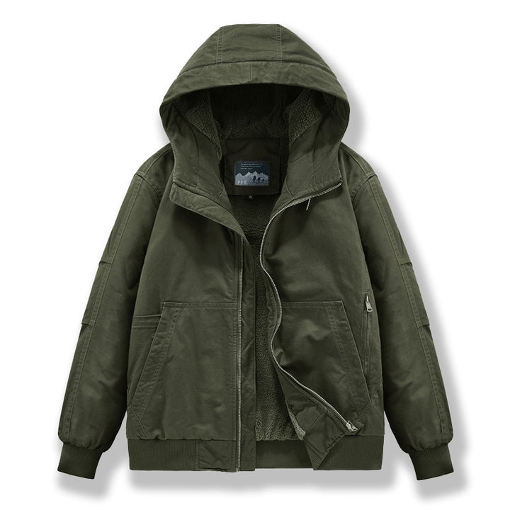 Men's Technical Bomber Jacket with Hood Mune Fashion
