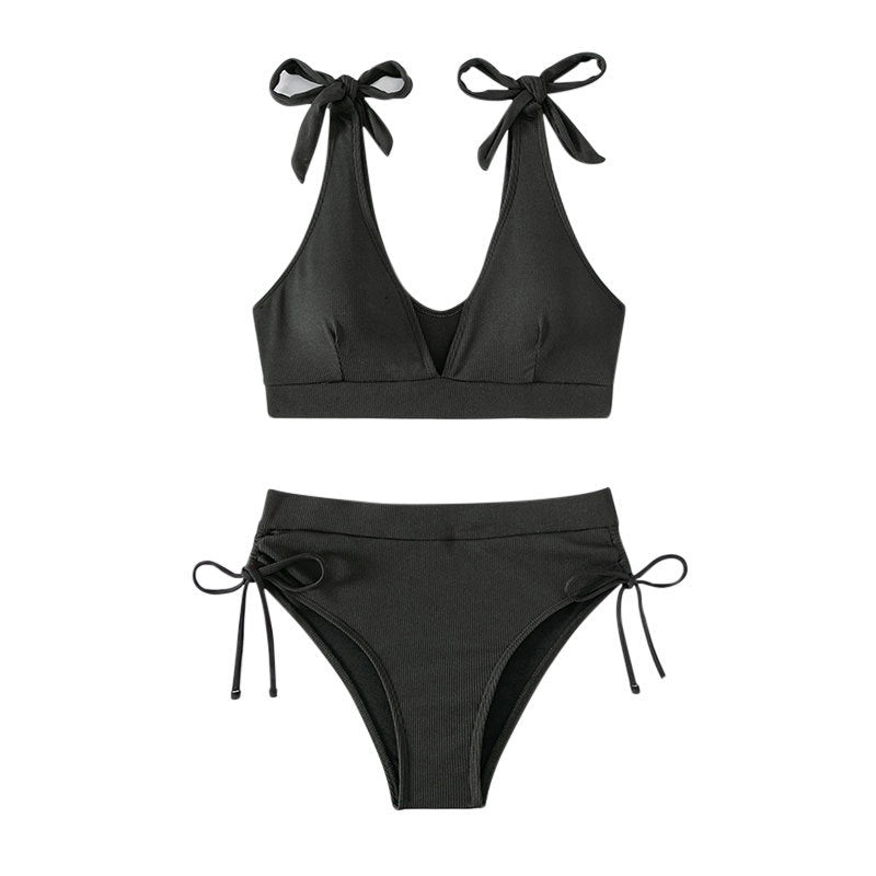 Women's bikini set with high-cut bottom and adjustable straps Mune Fashion